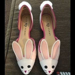 Katy perry bunny flats only worn once!